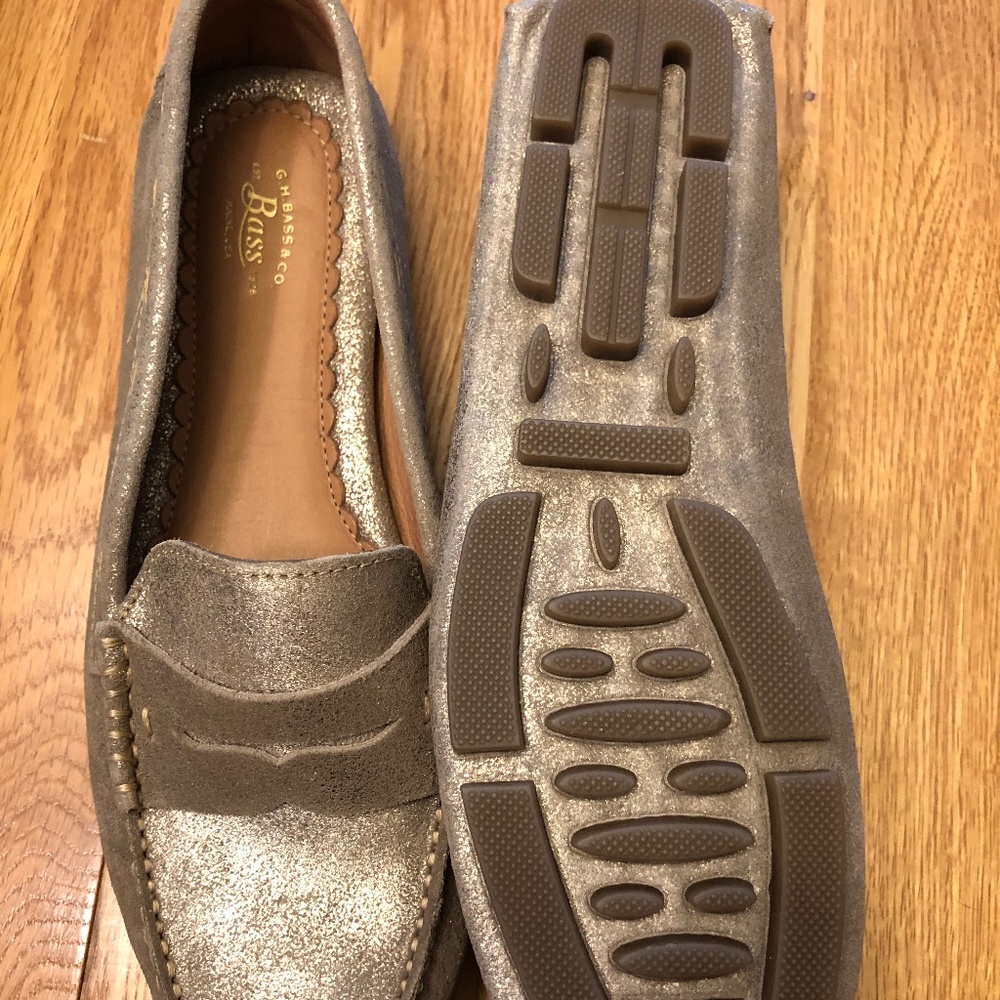 GH Bass Patricia Moccasin - Soft Gold